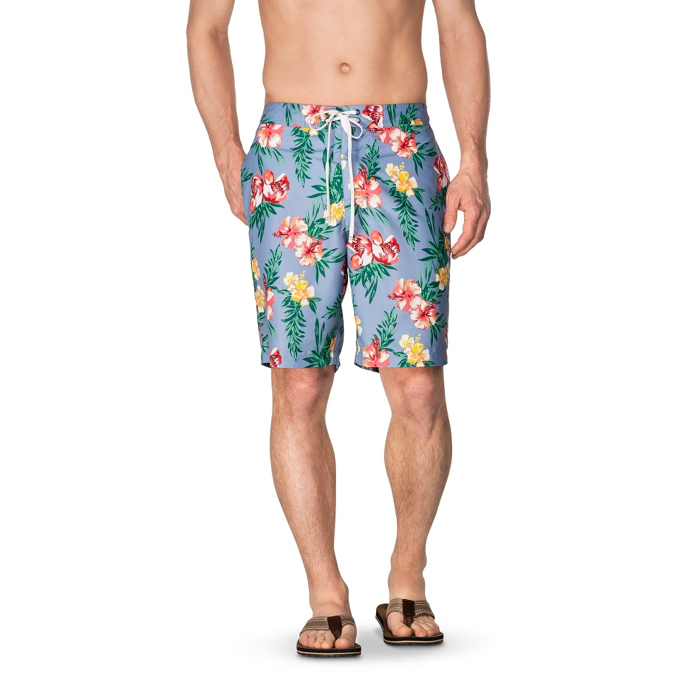 Merona Mens 9 Floral Boardshort   Multicolor Floral XS