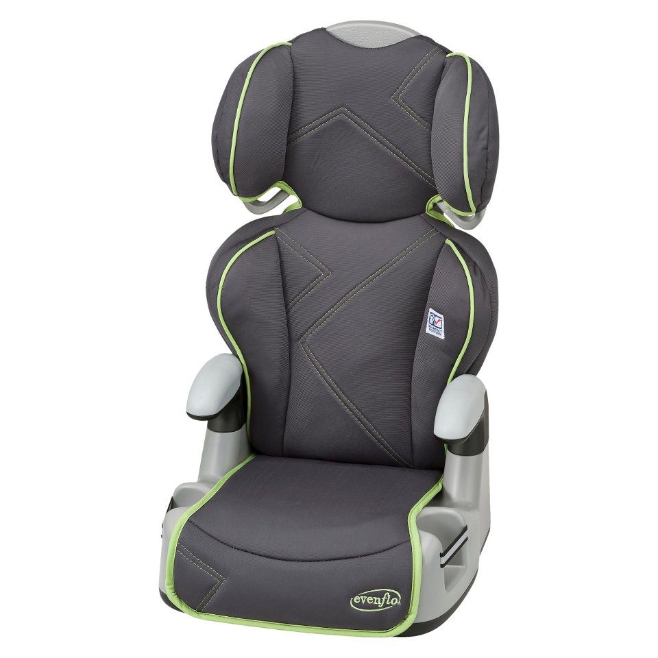 Evenflo Amp High Back Booster Car Seat   Green Angles