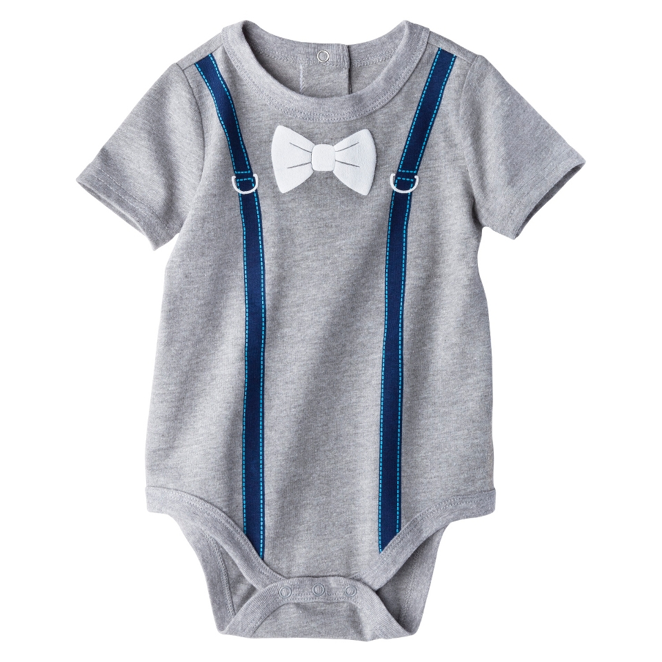 Circo Boys Bow Tie Bodysuit   Grey NB