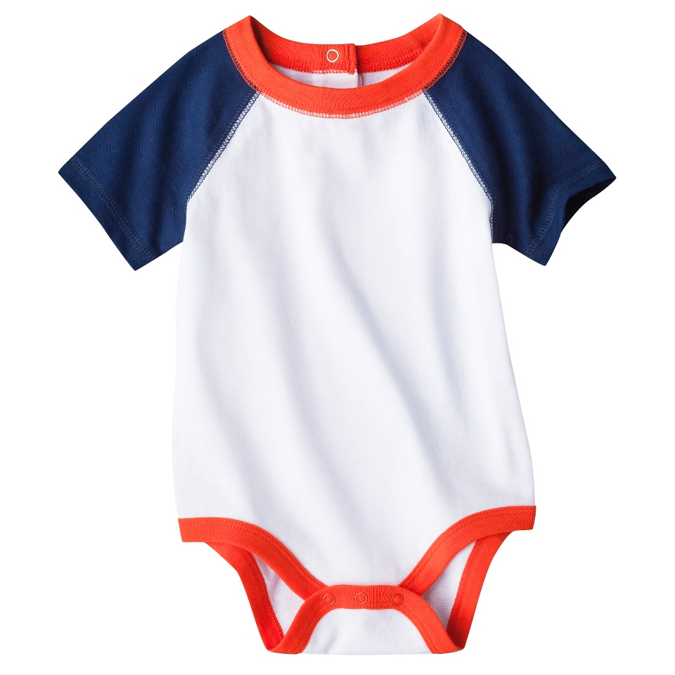 Circo Newborn Boys Tie Bodysuit   White 6 9 M