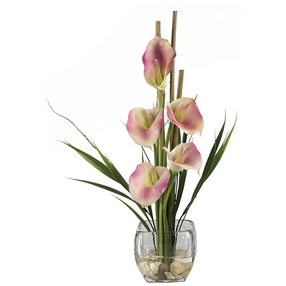 Calla Lily Liquid Illusion Arrangement 18   Pink