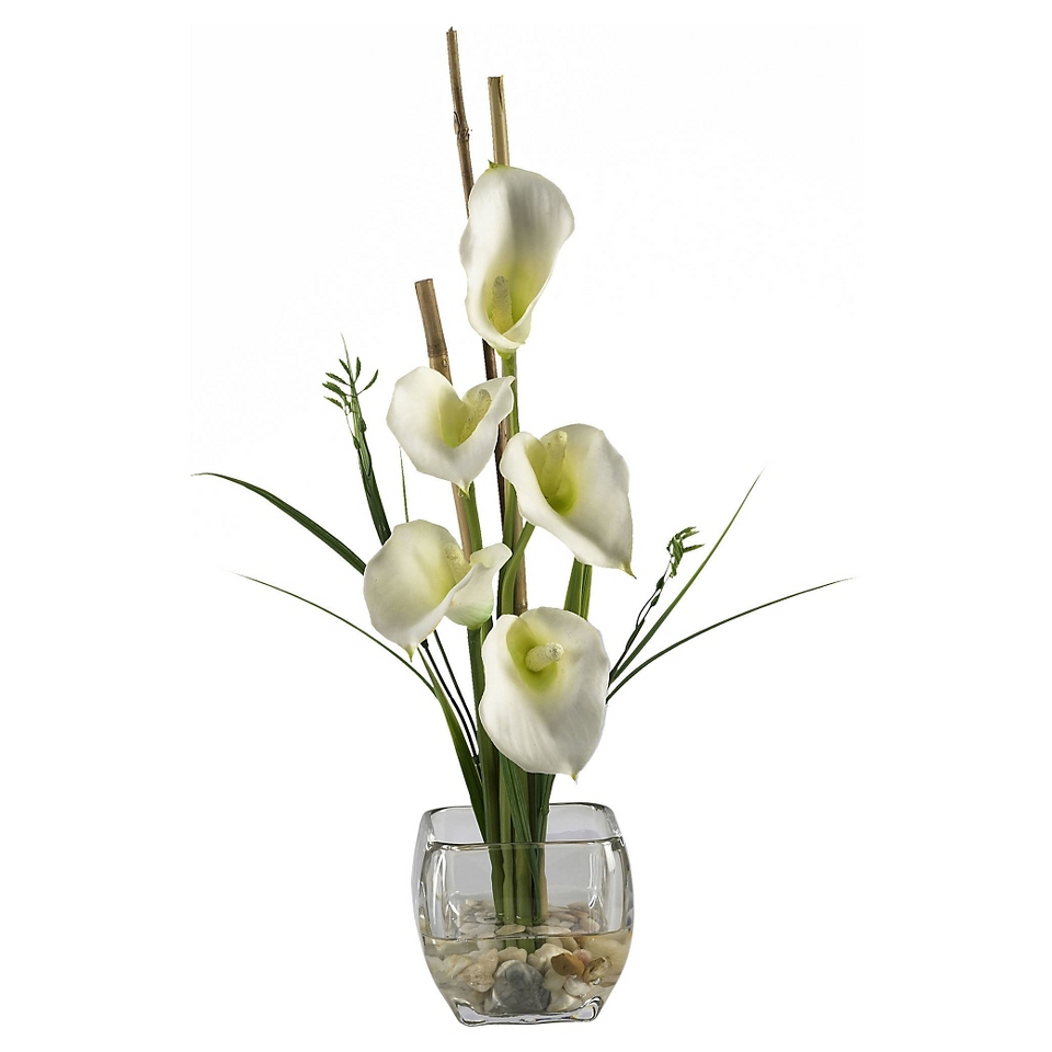 Calla Lily Liquid Illusion Arrangement 18   Cream