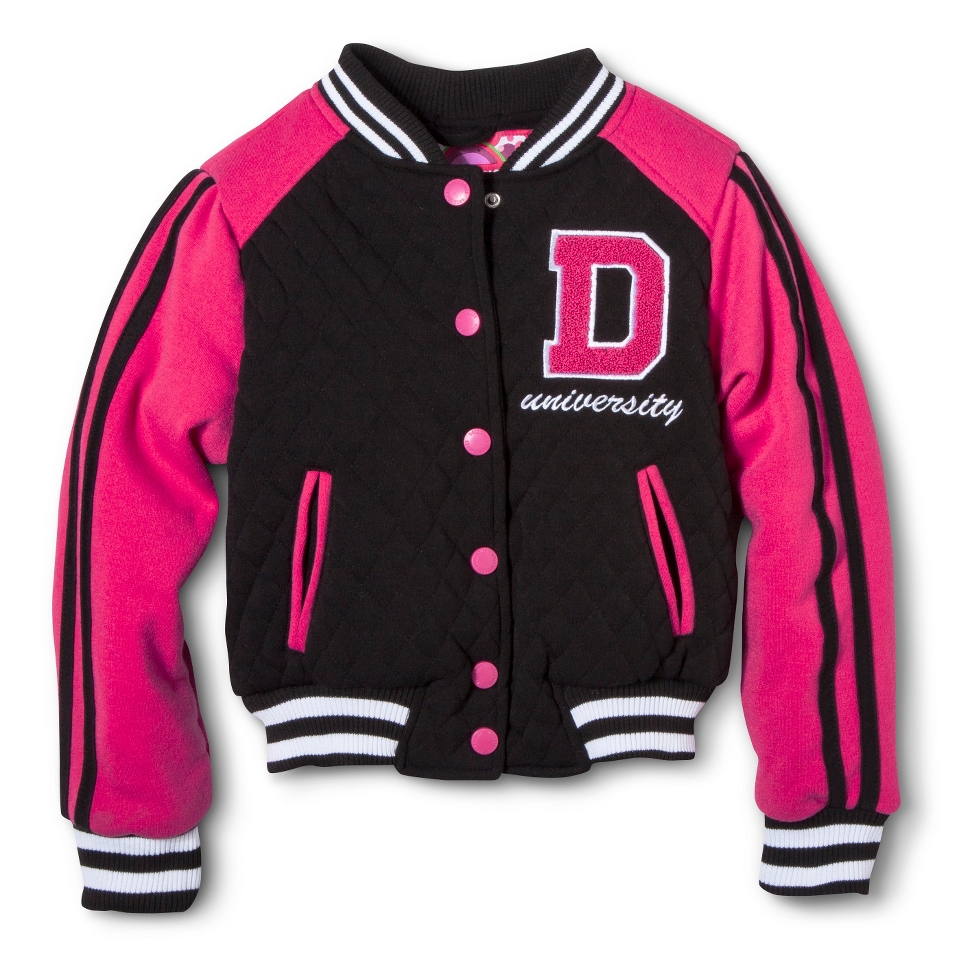 Dollhouse Girls Varsity Jacket   Black 16