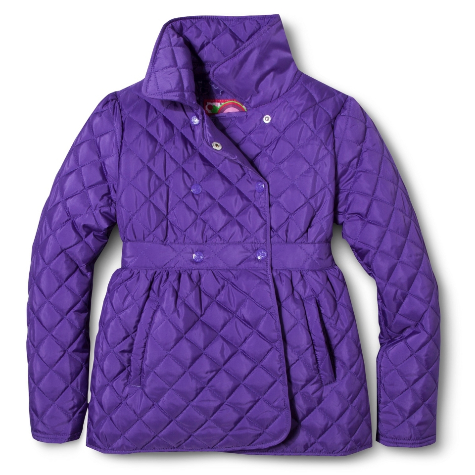 Dollhouse Girls Lightweight Quilted Jacket   Purple 16