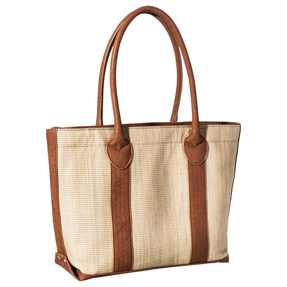 Bueno Solid Tote Handbag   Ivory