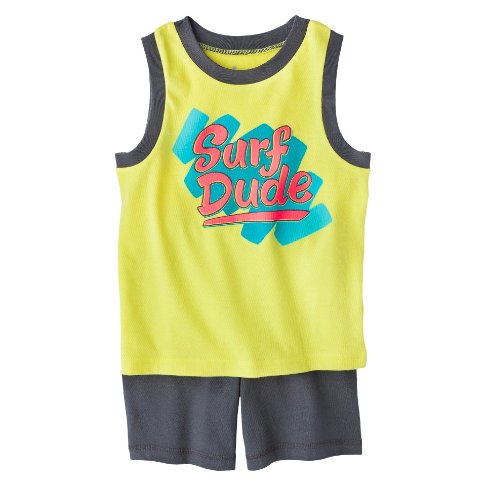 Circo Infant Toddler Boys Surf Dude Muscle Tee & Jersey Short Set  