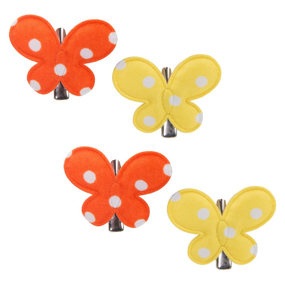 Remington Butterfly Hair Clips - Polka Dot, Dotted