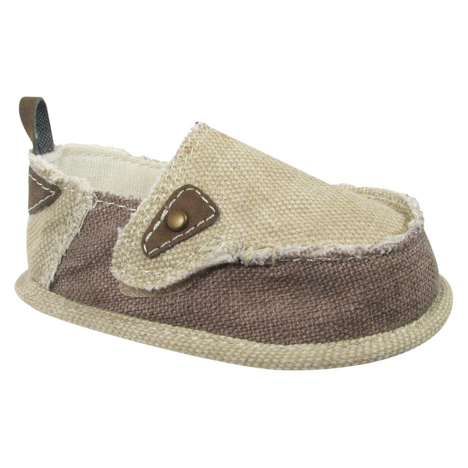 Infant Boys Natural Steps Lil Spirit Moccasins   Beige 3