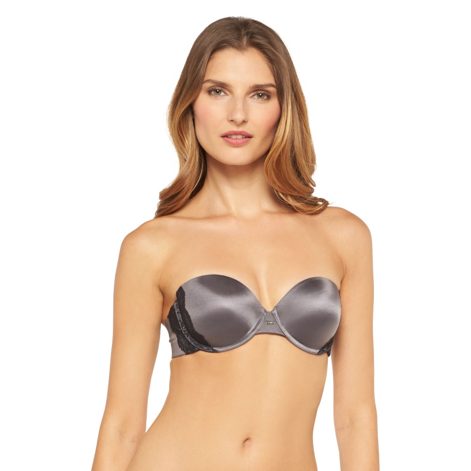 Self Expressions by Maidenform Womens i Fit with Lace Strapless Bra 5690  