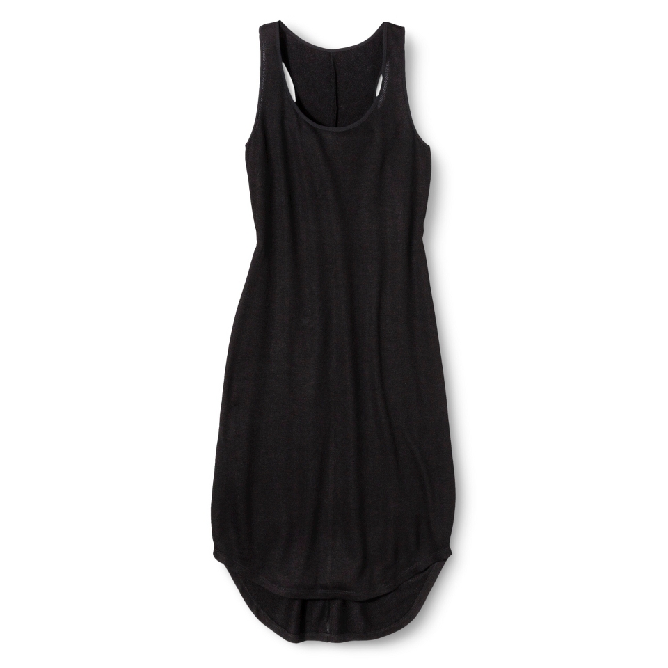 Mossimo Womens High Low Racerback Dress   Black XXL