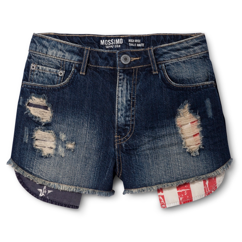 Mossimo Supply Co. Juniors High Rise 2.5 Denim Short   Stonewash 13