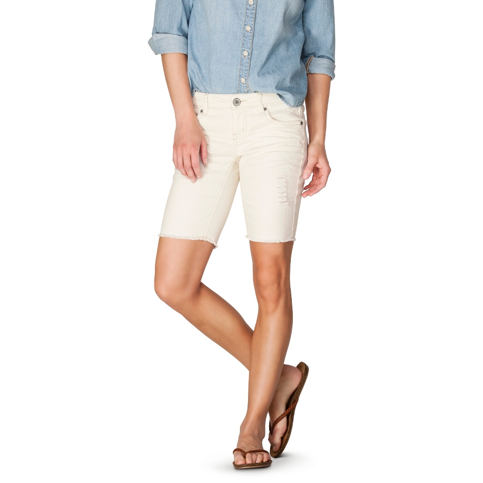 Mossimo Supply Co. Juniors Bermuda Denim Short   Suntan 5