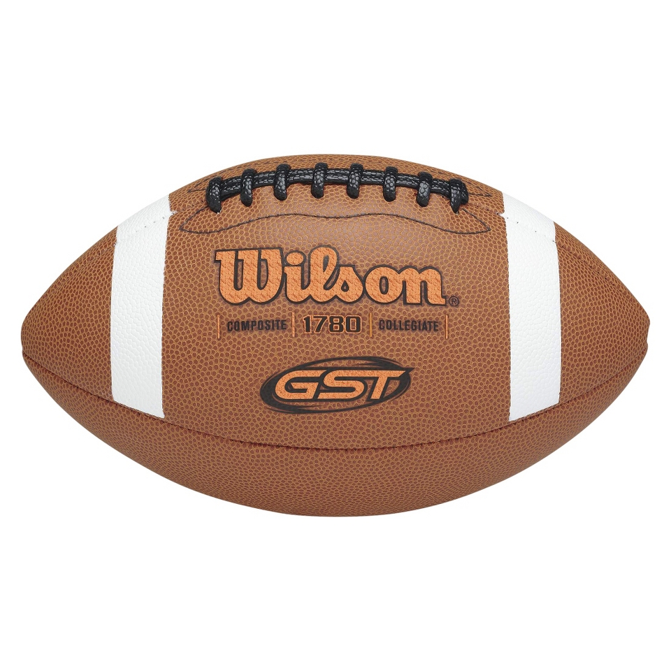 Wilson GST Official Composite Football   Brown