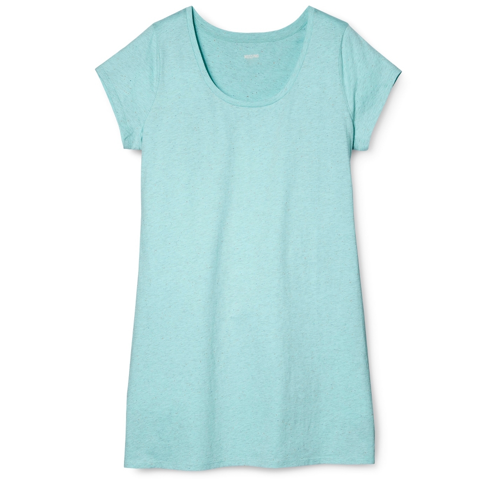 Mossimo Supply Co. Juniors Plus Size Tee Shirt Dress   Aqua 1X