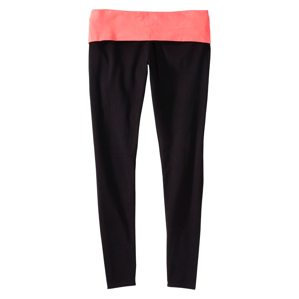 Mossimo Supply Co. Juniors Plus Size Leggings   Black/Coral 1