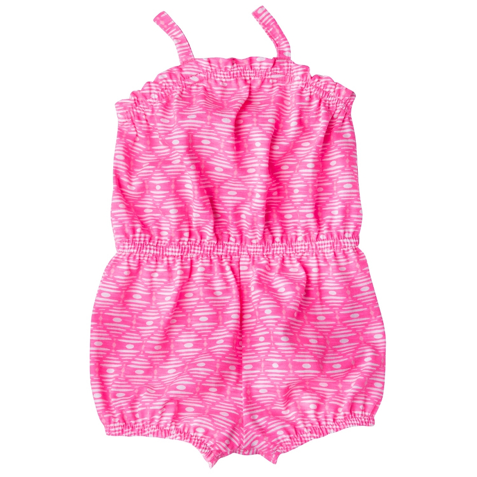 Cherokee Newborn Girls Romper   Dazzle Pink 6 9 M