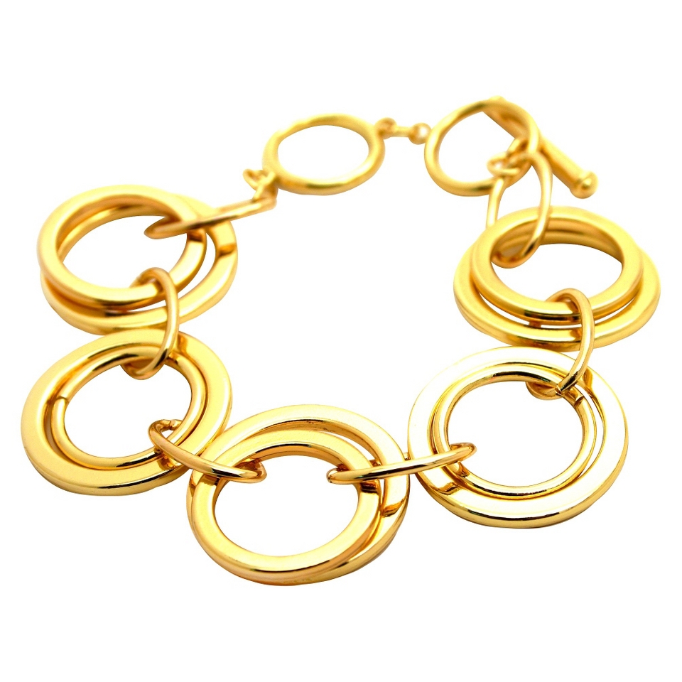 Womens Fashion Chain Bracelet   Gold