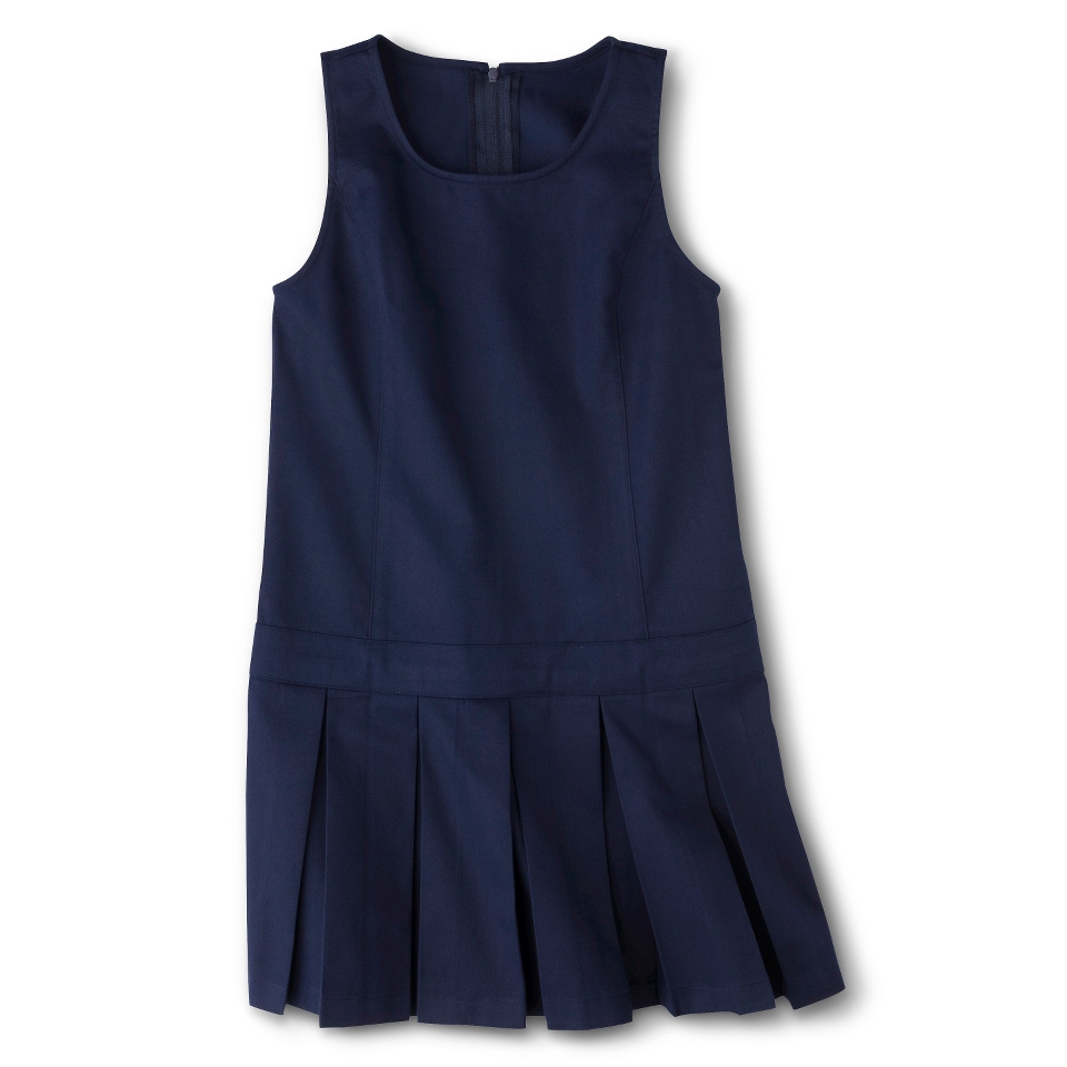 Cherokee Girls School Uniform Pleated Jumper   Navy 6