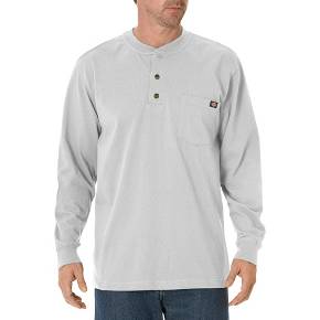 Dickies® Men's Cotton Heavyweight Long Sleeve Pocket Henley Shirt : Target