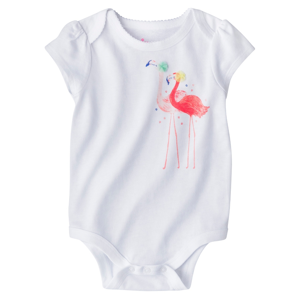 Circo Girls Aloha Mommy Bodysuit   White NB