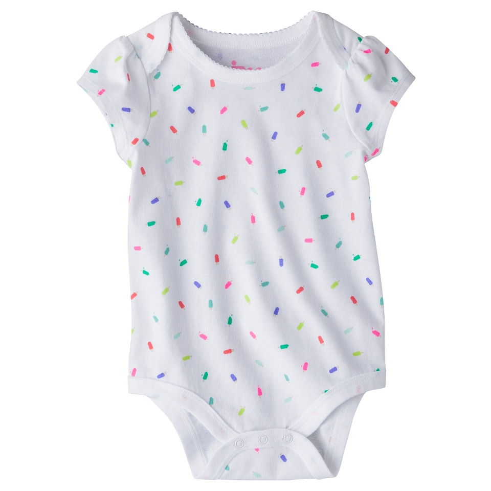 Circo Girls Popcicle Print Bodysuit   White 12 M