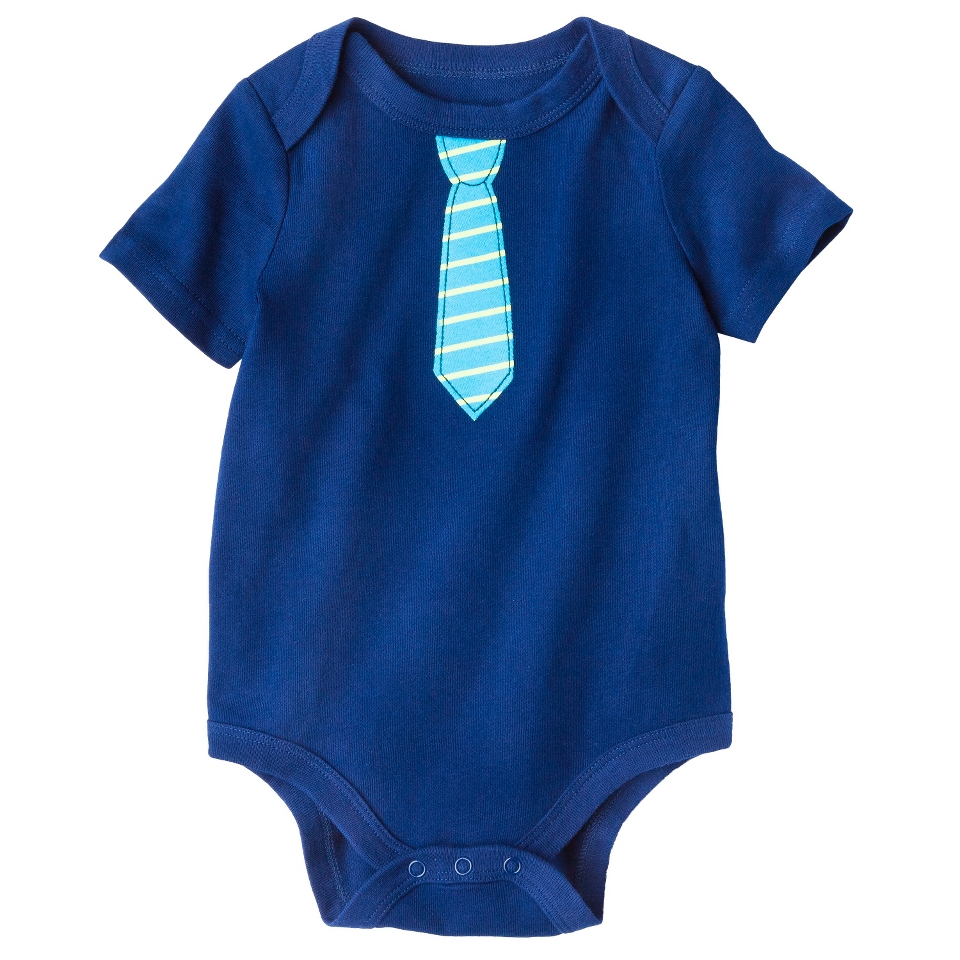 Circo Newborn Boys Tie Bodysuit   Midnight 18 M