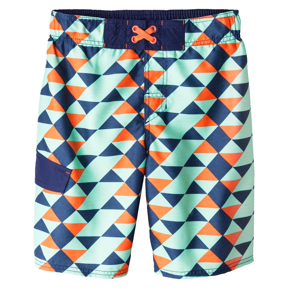 Boys Geometric Shape Swim Trunk   XL