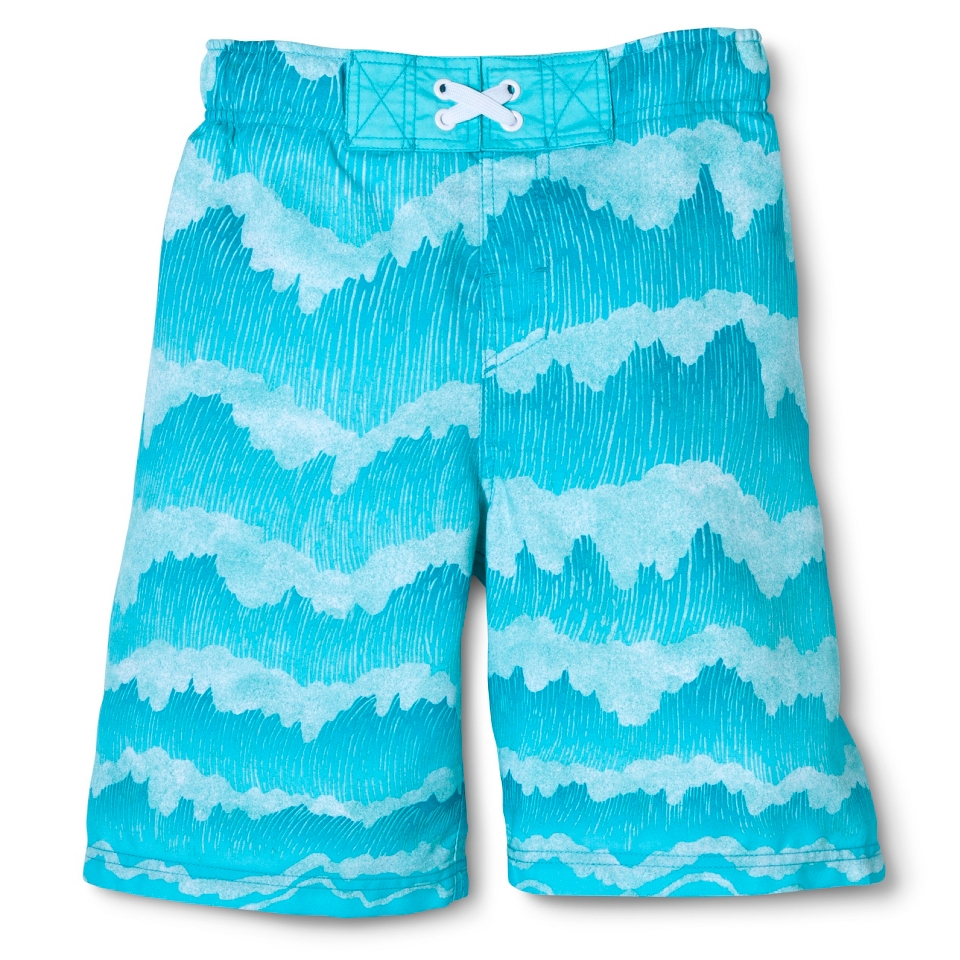 Boys Islands Swim Trunk   Sea Blue XS