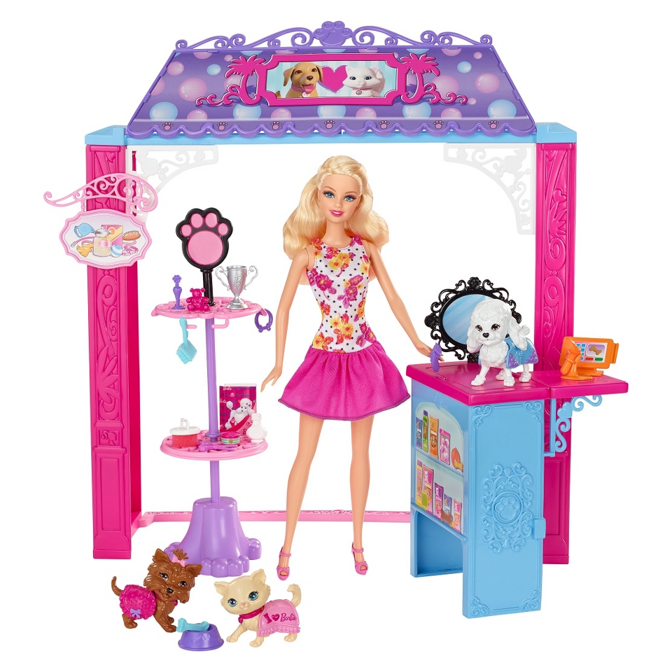 Barbie Life in the Dreamhouse Pet Boutique and Doll Playset