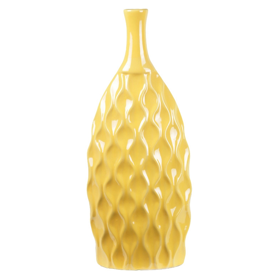 27 Ceramic Vase   Yellow