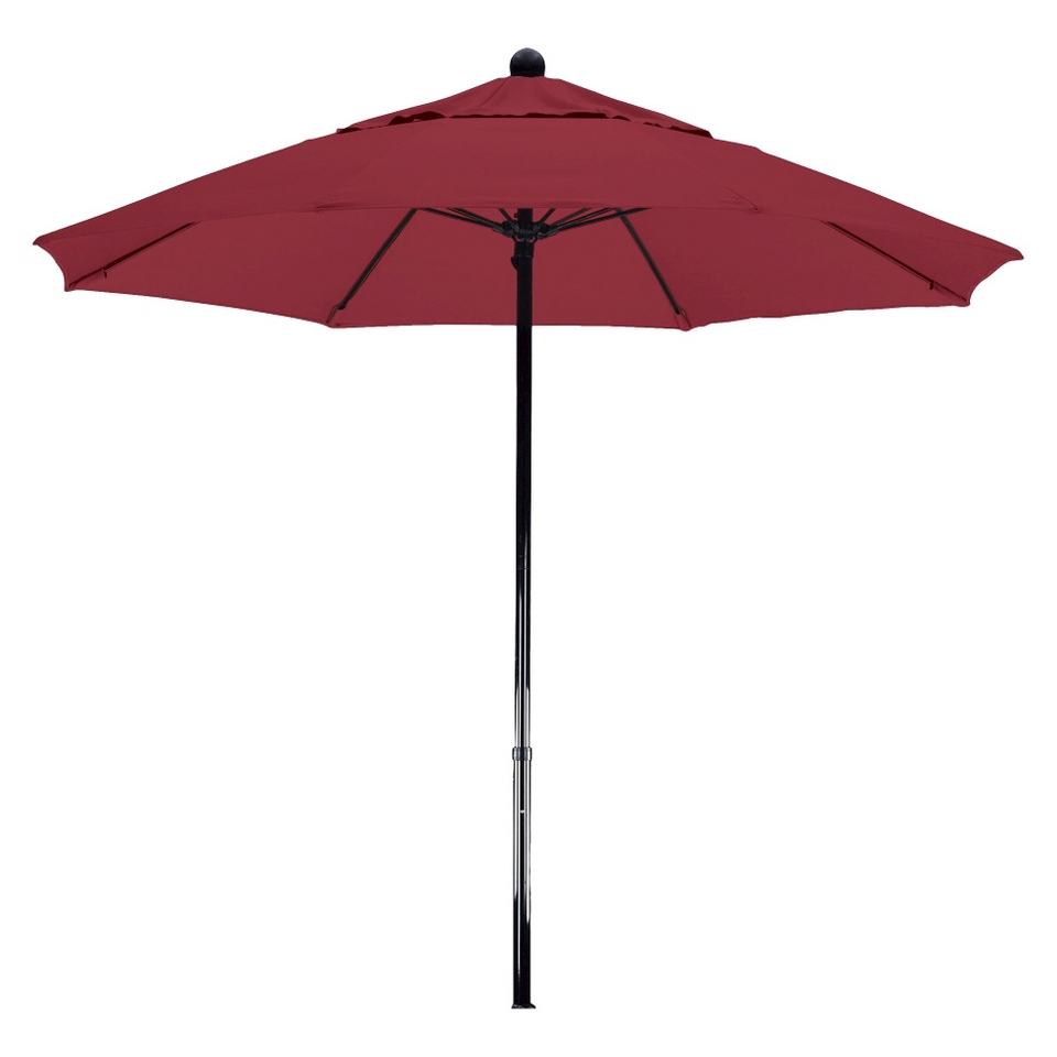 7.5 Aluminum Pulley Patio Umbrella   Red Pacifica