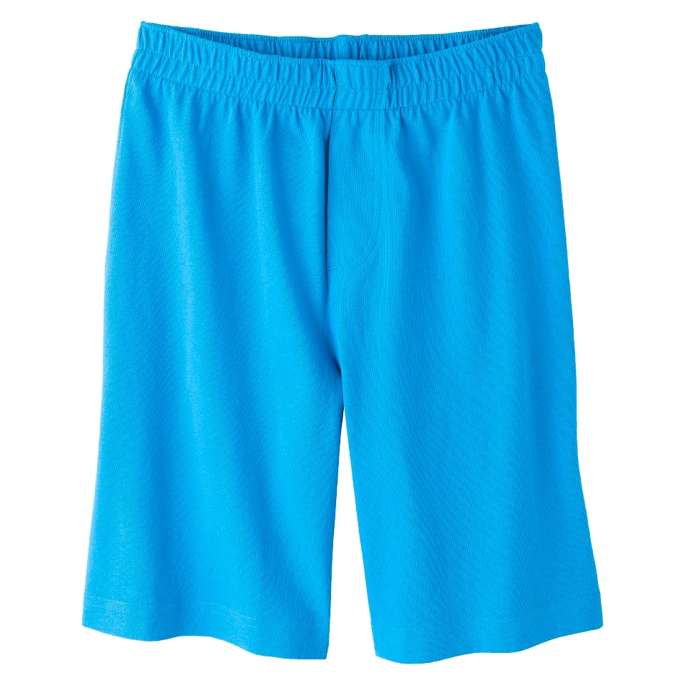 Boys Knit Lounge Shorts   Hawaiian Blue XS