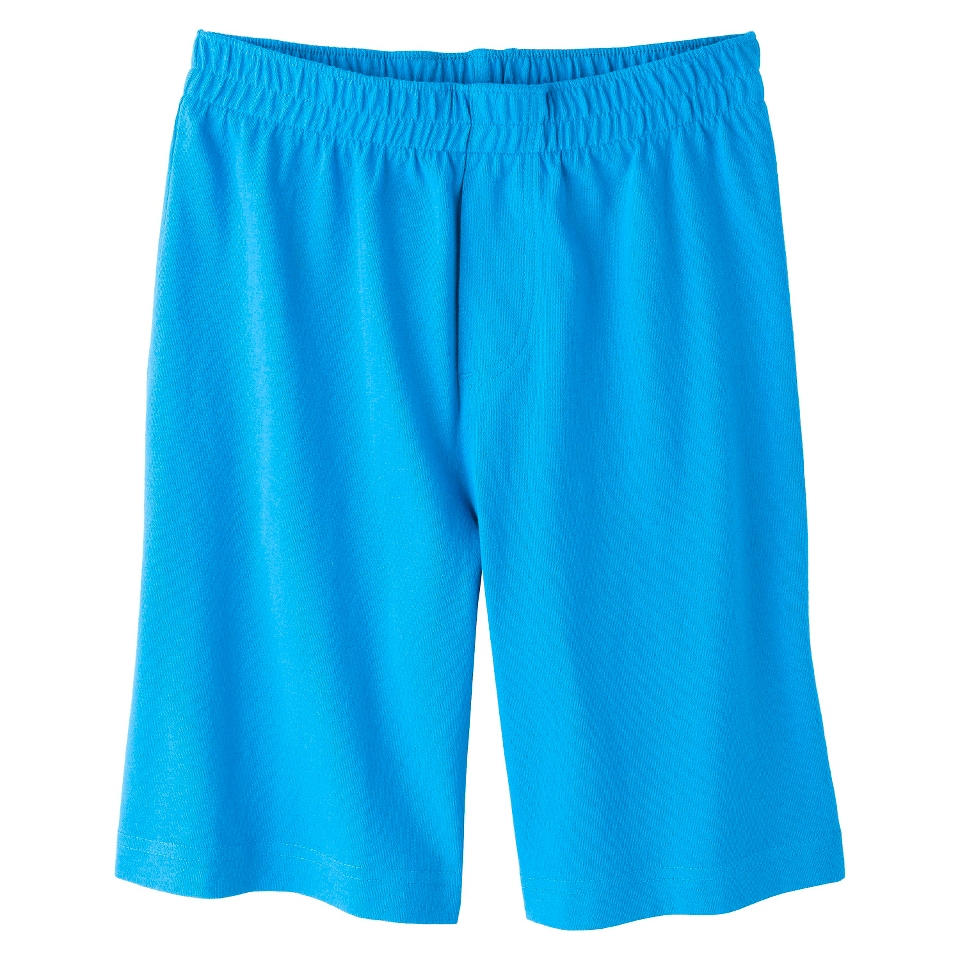 Boys Knit Lounge Shorts   Hawaiian Blue L
