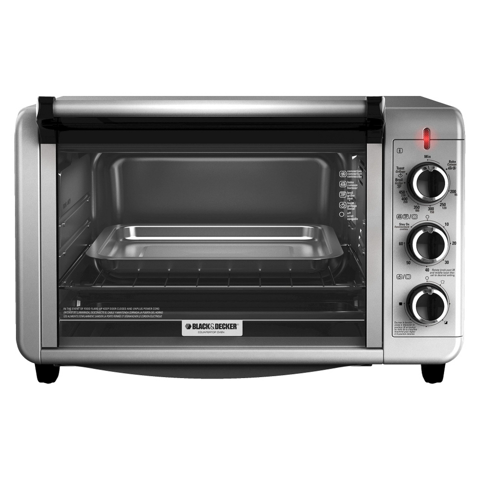 Black & Decker Stainless Steel Convection 6 Slice Toaster Oven