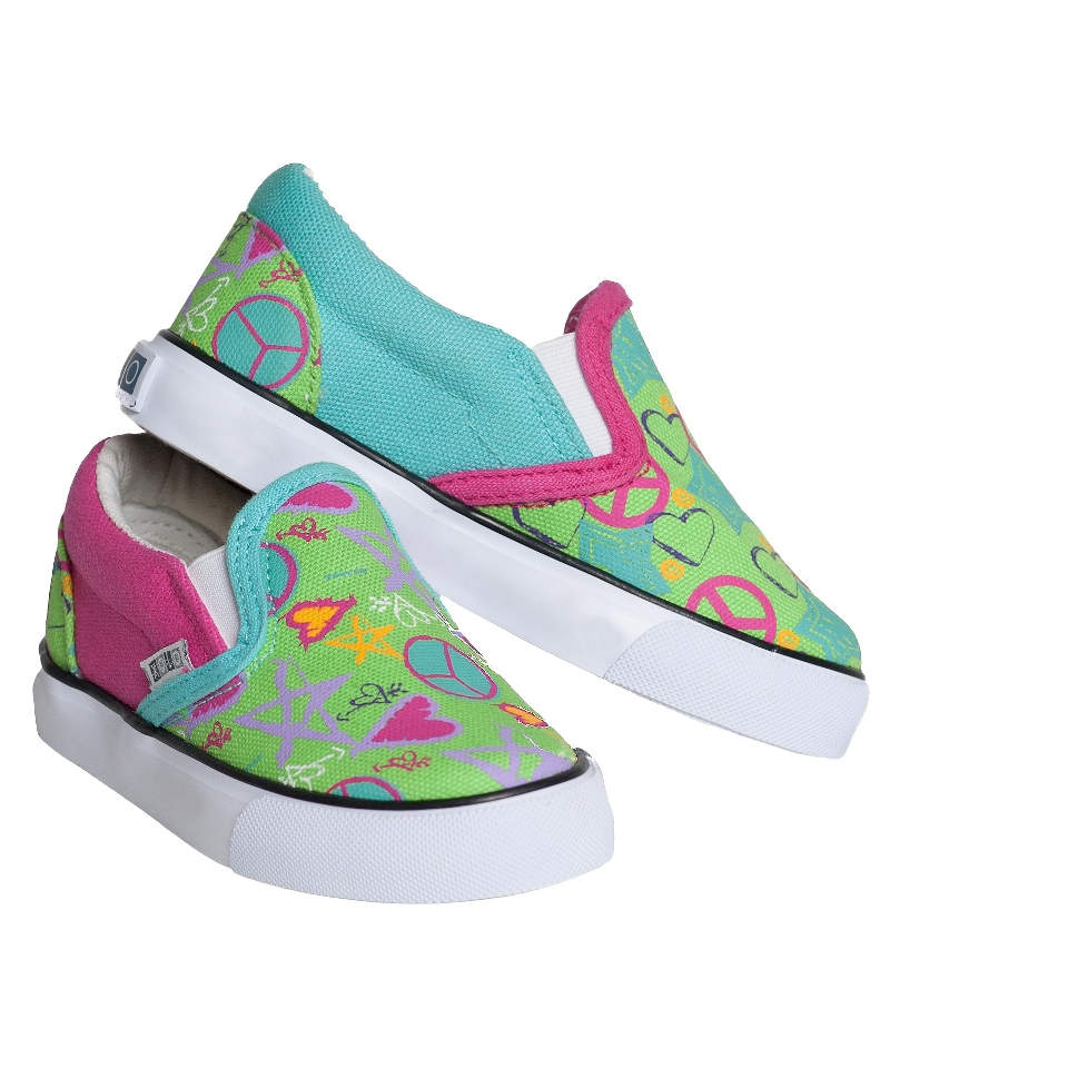 Girls Xolo Shoes Doodle 2 Twin Gore Canvas Sneakers   Multicolor 4