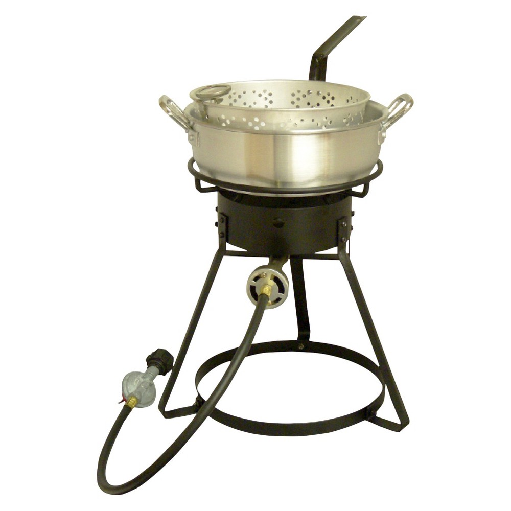 UPC 081795016421 product image for King Kooker Bolt Together Outdoor Cooker with Aluminum Fry Pan Package | upcitemdb.com