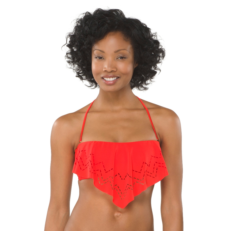 Womens Hanky Swim Top  Orange XS