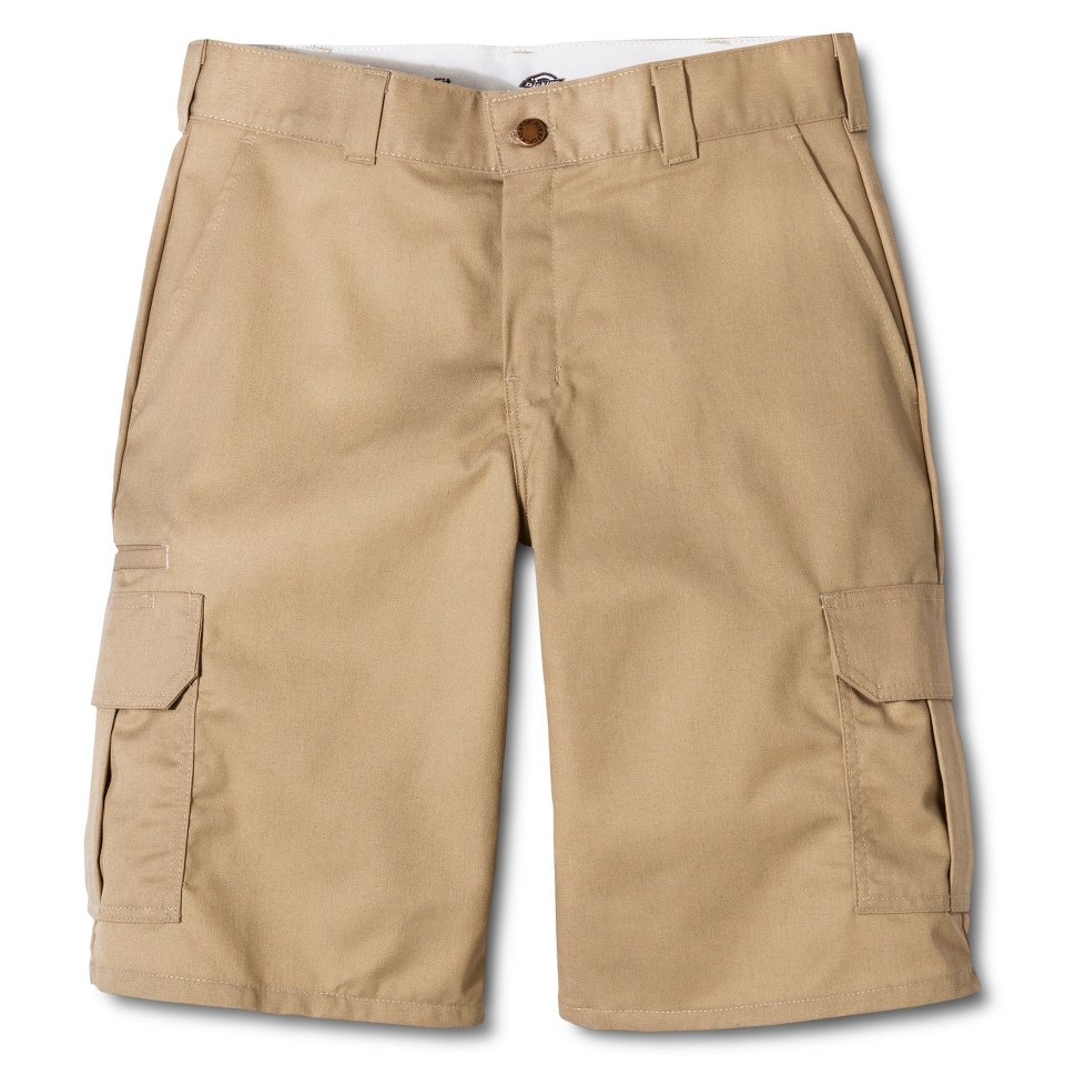 Dickies Mens Regular Fit Flex Fabric Cargo Shorts   Desert 36