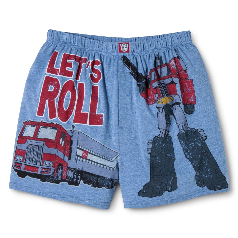 Mens Transformers Boxers   Blue XL