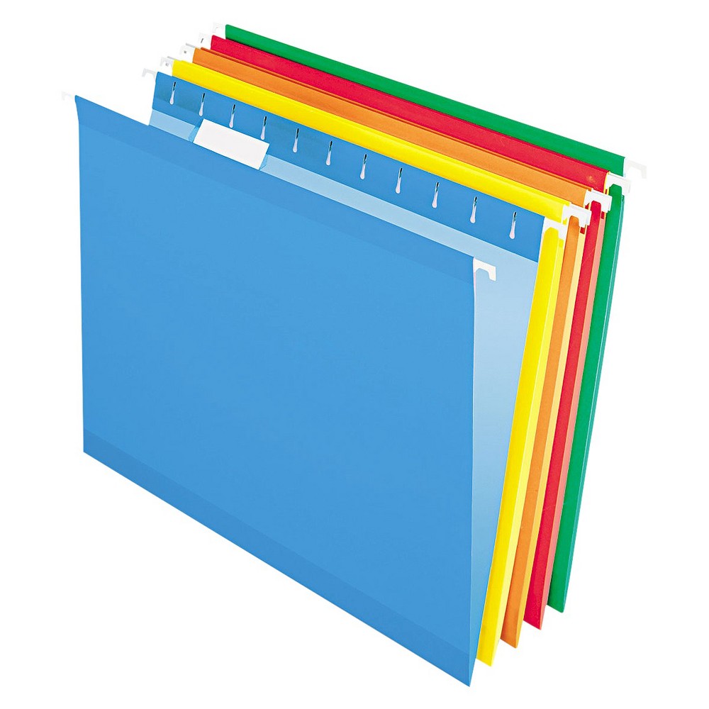 Pendaflex Reinforced Hanging File Folders Letter 25ct Multicolor, Multi-Colored