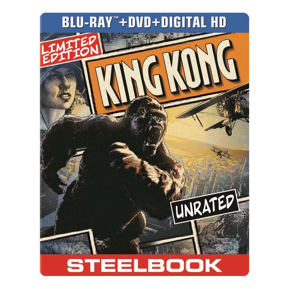 UPC 025192232800 product image for King Kong (2 Discs) (Includes Digital Copy) (UltraViolet) (SteelBook) | upcitemdb.com