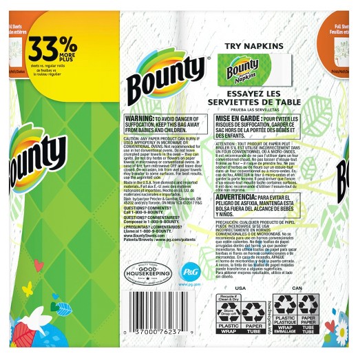 Bounty Printed Paper Towels 2 Big Rolls Target