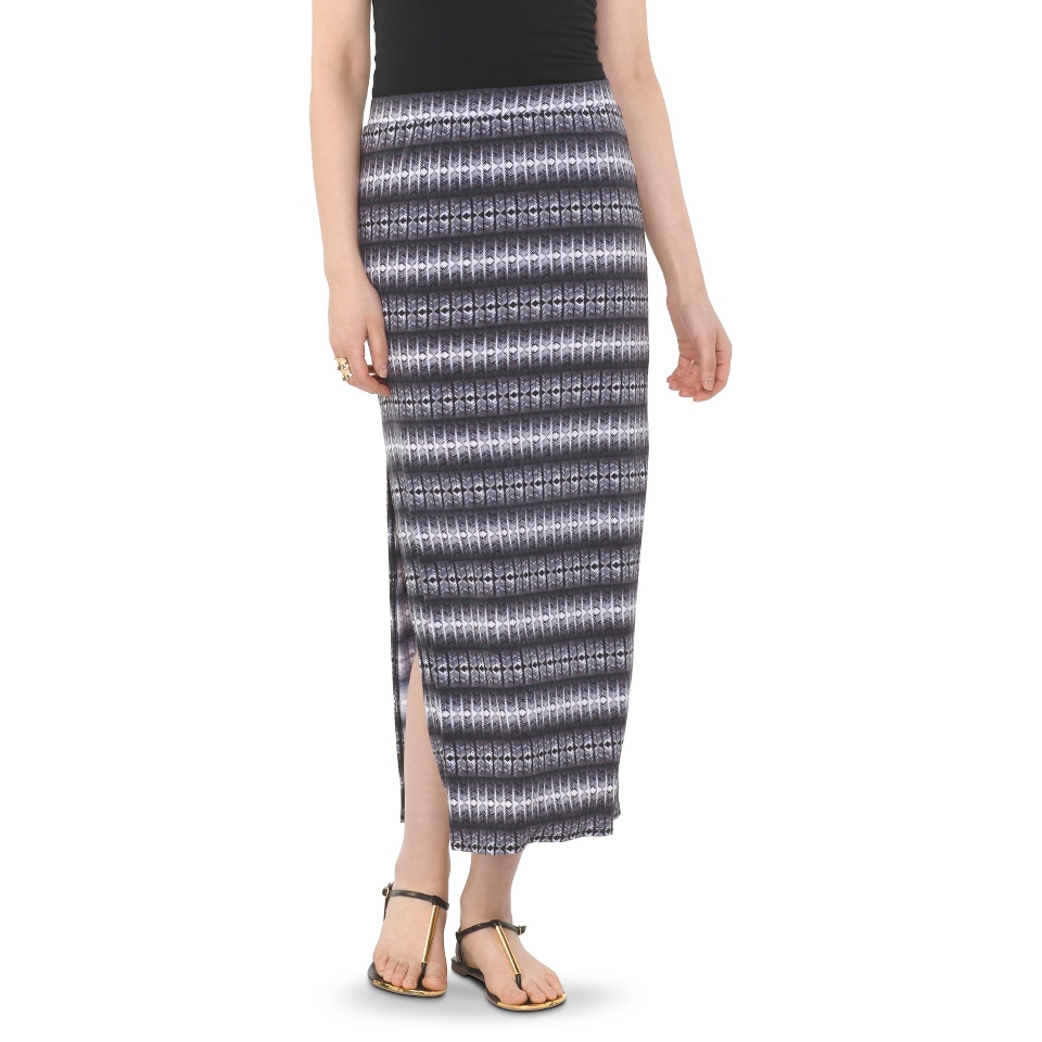 AMBAR Womens Maxi Skirt   Ebony L