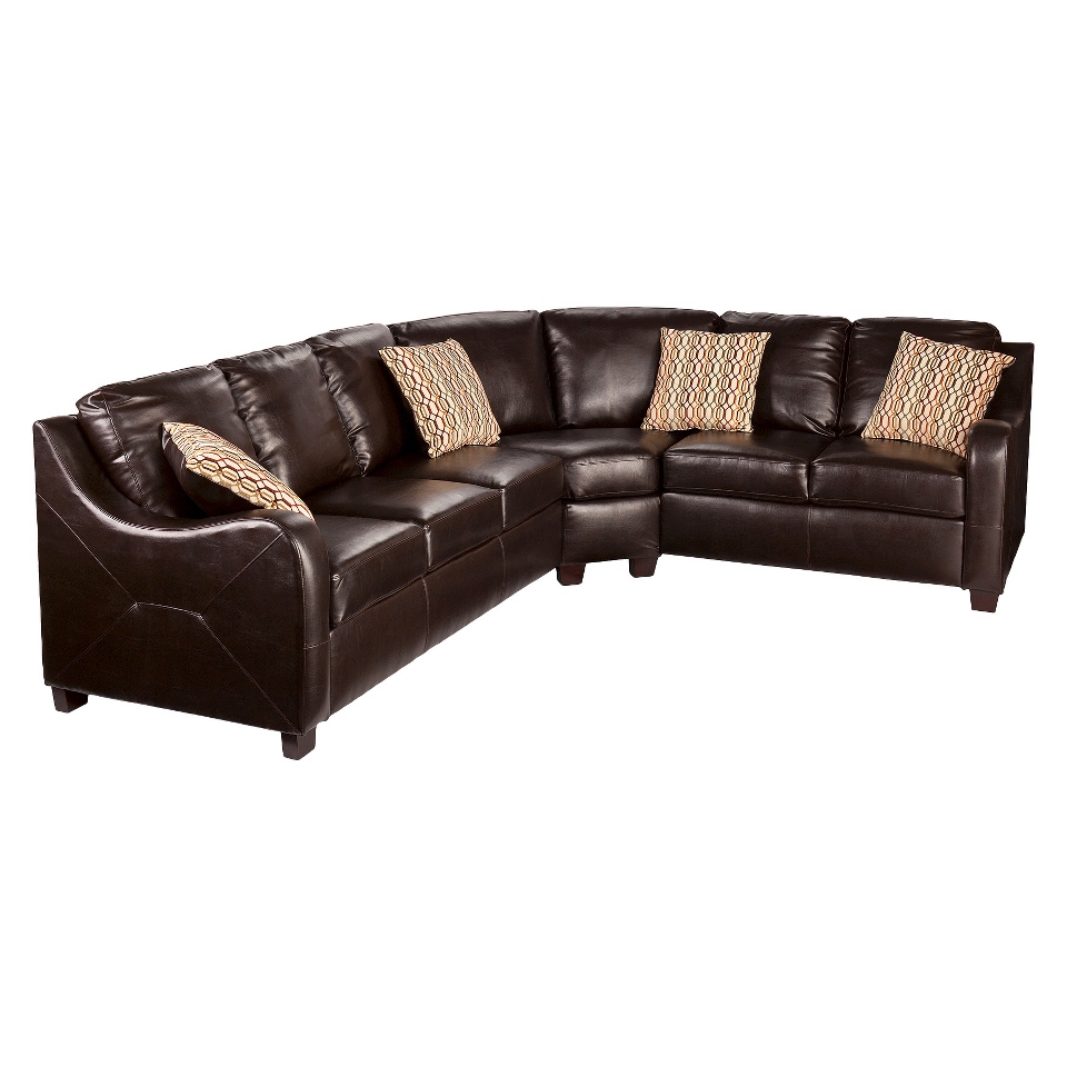 Sectional Sofa Piece Southern Enterprises 3 Piece Montfort Sectional Sofa 