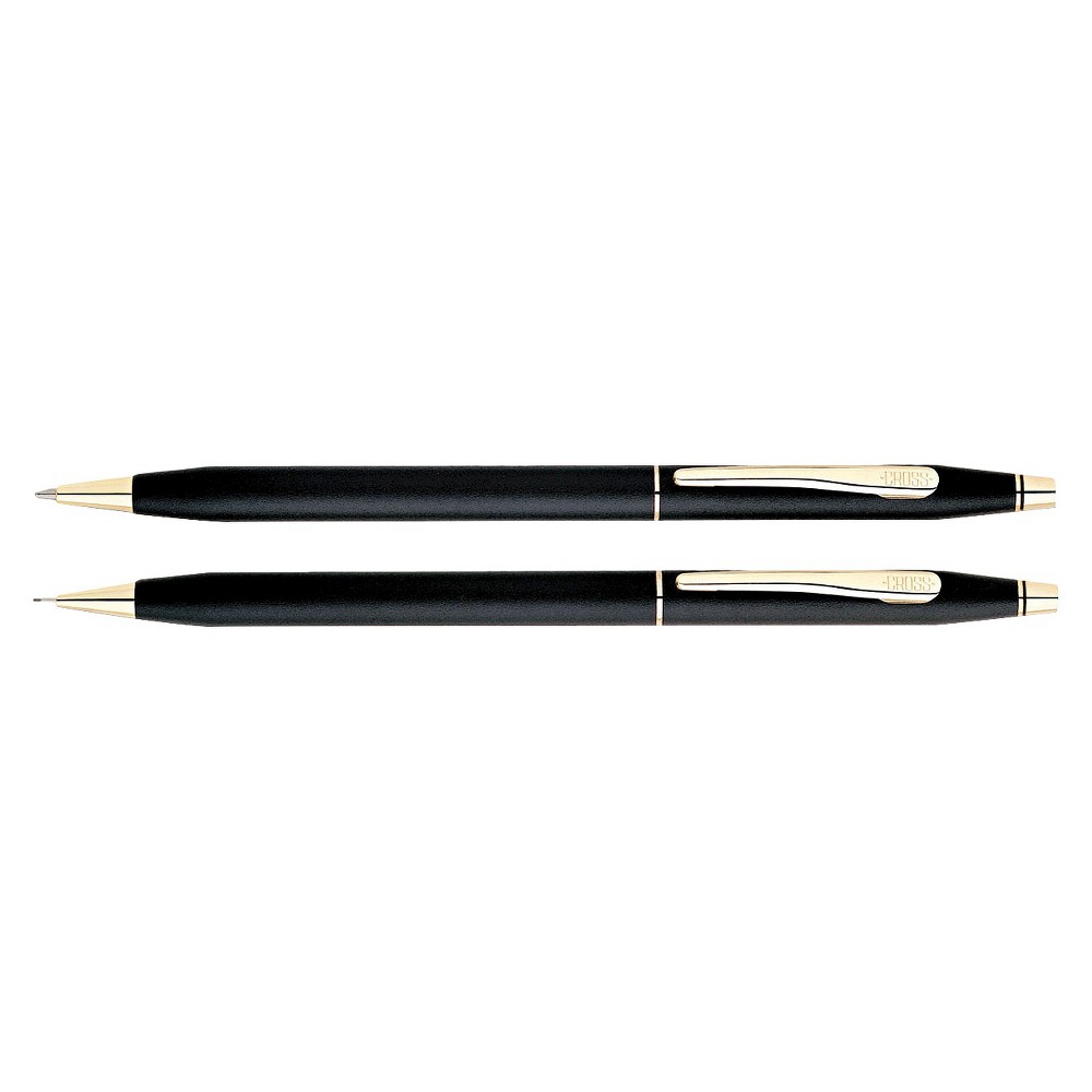 UPC 073228000039 product image for Cross Gold Accents Classic Century Ballpoint Pen Set - Black | upcitemdb.com