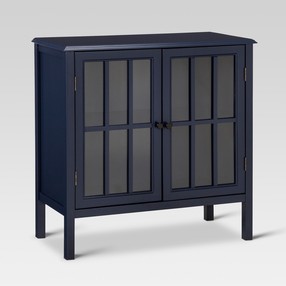 Accent Table Threshold Windham Accent Cabinet   Navy