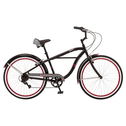  Schwinn Men s 26 Cruiser Bike- Black Red Target