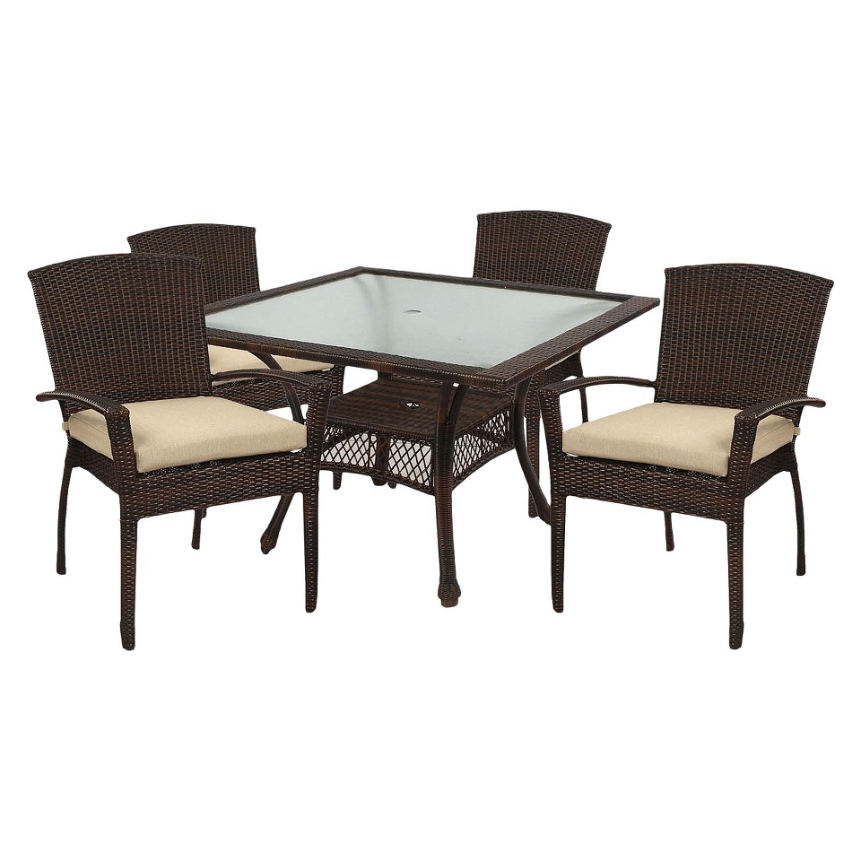 Ecom Monterey 5pc Square Dining Set   Bundle Master