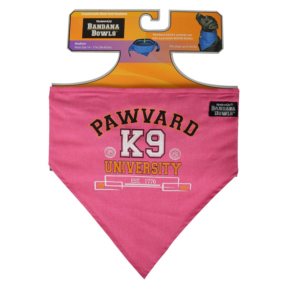 Pawabunga Bandana Bowl  Medium (Pink)