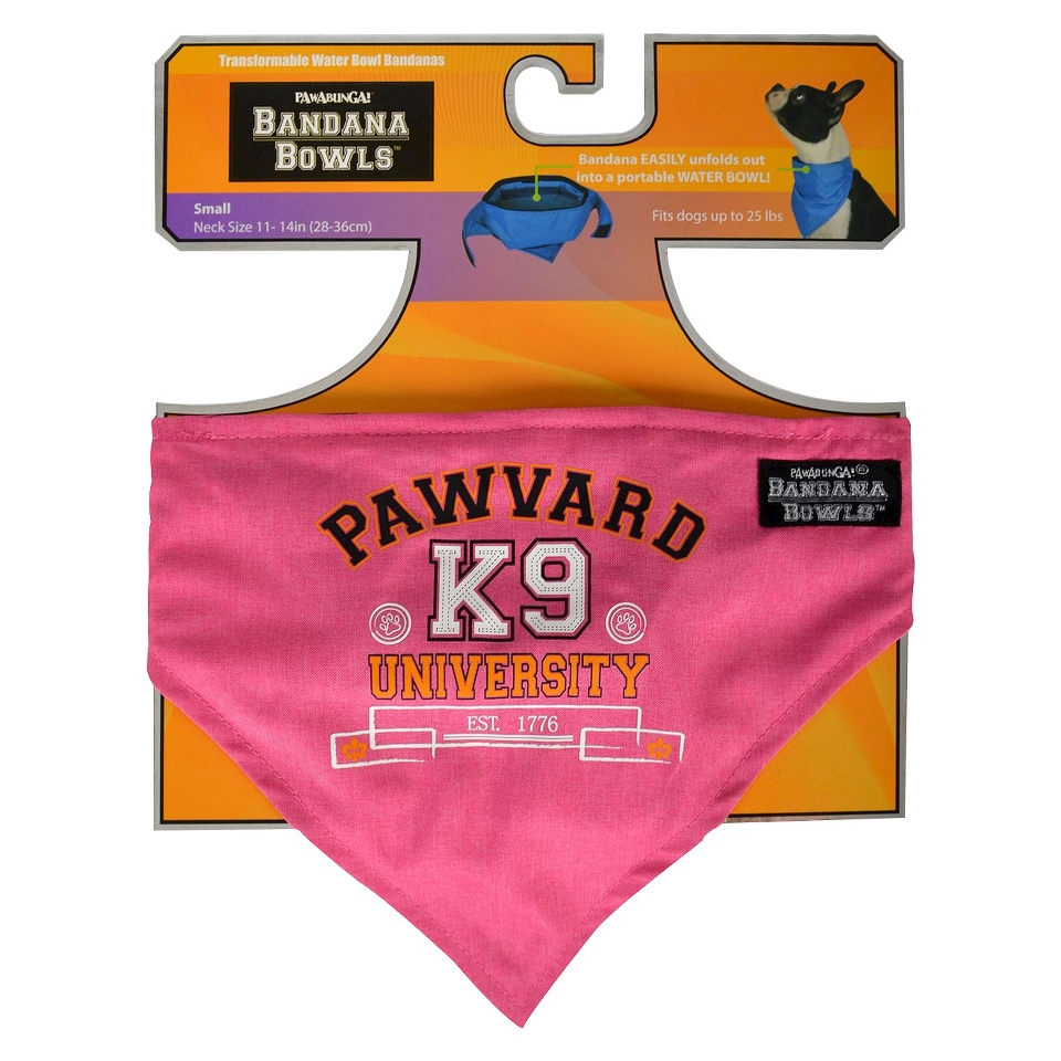 Pawabunga Bandana Bowl Small (Pink)